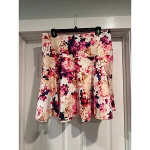 Lane Bryant Floral Skirt Size 18